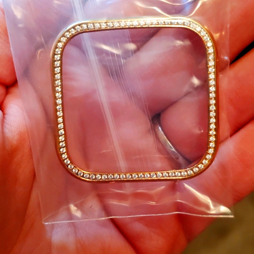 Diamonds Metal Bezel Case for Apple Watch iWatch S